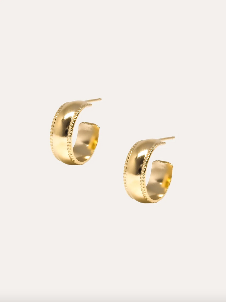 Hart + Stone Celine Hoops in Gold