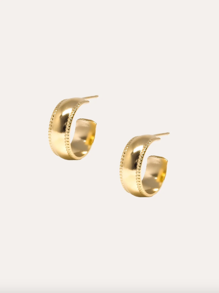 
            
                Load image into Gallery viewer, Hart + Stone Celine Hoops in Gold
            
        