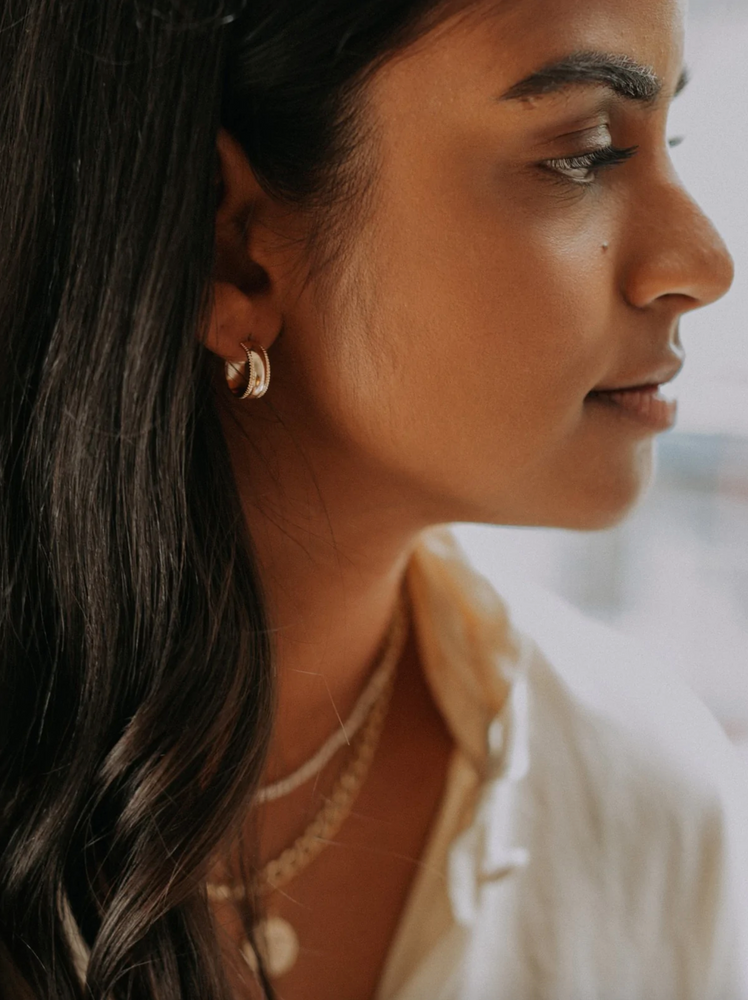 Hart + Stone Celine Hoops in Gold