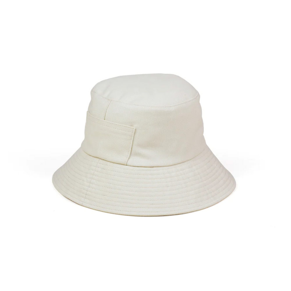 Lack of Color Wave Bucket Hat in Beige